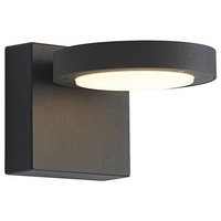 Lucande Belna LED-Außenwandlampe, grafitgrau