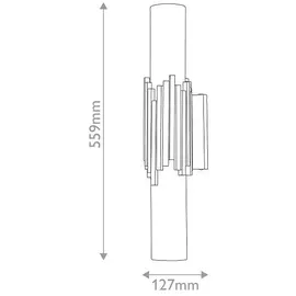 Elstead Lighting Marvele (MARVELE-2WB-AB-OPAL) Gold
