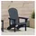 vidaXL Adirondack-Stuhl Gartenstuhl 74 x 82 x 92 cm blau