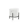 SalesFever Polsterhocker rund Ø35 cm Cord-Optik Beige/Schwarz 35 x 38 x 35 cm
