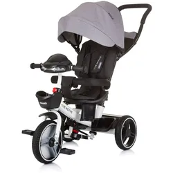 Chipolino Tricycle Dreirad Be Active 2 in 1 Sitz drehbar Musik Licht drehbar grau