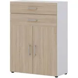 Röhr-Bush röhr Aktenschrank direct.office, 859S371000 weiß, eiche 1 Fachboden 80,0 x 33,5 x 107,2 cm