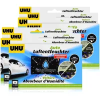 UHU Auto Luftentfeuchter 300g - Wiederverwendbar (4er Pack)
