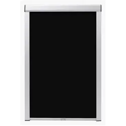 vidaXL Verdunkelungsrollo Schwarz C02