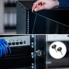 HMF 65704-02 Serverschrank 19 Zoll Rack