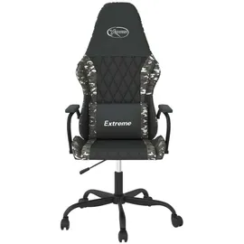 vidaXL Gaming-Stuhl mit Massagefunktion Schwarz Tarnfarben