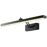 Licht-Erlebnisse LED Bilderlampe mit Schalter 60,5 cm lang Schwarz