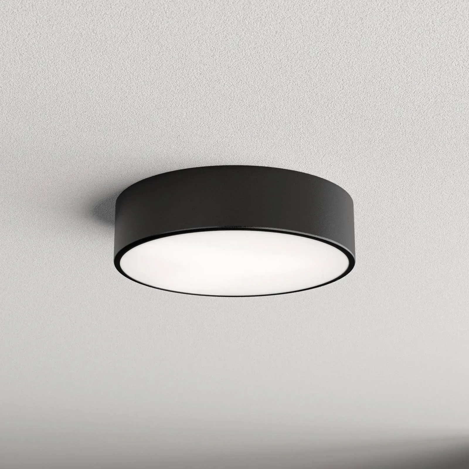 Deckenlampe Cleo TEMAR LIGHTING, dimmbar, schwarz, für Wohn- / Esszimmer, Modern, Deckenlampe - 30 cm - 30 cm - 7.5 cm