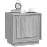 vidaXL Nachtschrank Grau 44 x 35 x 45 cm