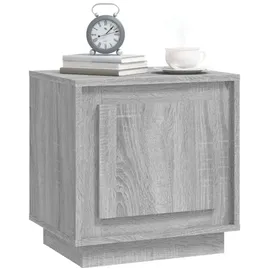 vidaXL Nachtschrank Grau 44 x 35 x 45 cm