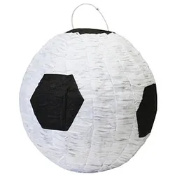 amscan® Piñata schwarz/weiß Fußball Ø 26,6 cm