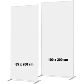 Showdown Displays Showdown Raumteiler Deko - 100-200 Punkte - Farbe Erde - Aluminiumrahmen - Schwarz