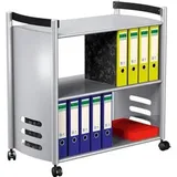 Kerkmann Bürowagen Metall 70 x 84 x 37 cm grau/silber