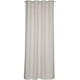Schöner Wohnen Opaco Ösenschal 140 x 250 cm beige