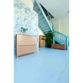 WoodMan NewEst 100 x 100 x 28 cm braun / braun