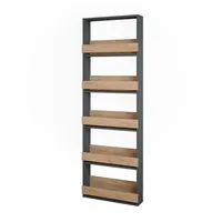 Vicco Weinregal 60 x 15,1 x 180 cm Braun
