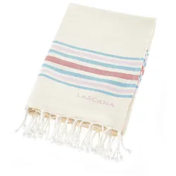 Strandtuch LASCANA "Handtuch", beige, B:176cm L:104cm, Baumwolle, Handtücher (Packung), Hamamtuch, Sommertuch, Badetuch