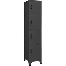vidaXL Schließfachschrank Anthrazit 38x45x180 cm Stahl