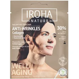 Iroha Nature Anti-Aging Gesichtsmaske mit Kollagen 3 x 25 g