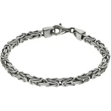 ZEEme Silber 925 poliert Königskette 4mm breit