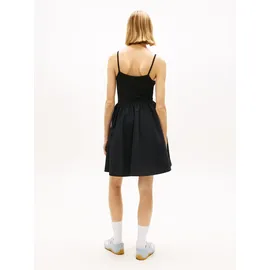 Tommy Hilfiger Spaghettikleid Minikleid Schwarz L
