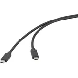Renkforce USB-C auf USB-C 2 m Schwarz