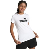 Puma Mädchen ESS Logo Tee G T shirt, Puma White, 176