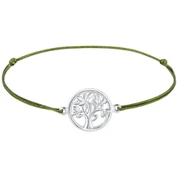 Elli Lebensbaum Boho Festival Nylon Band 925er Silber 16 Damen 