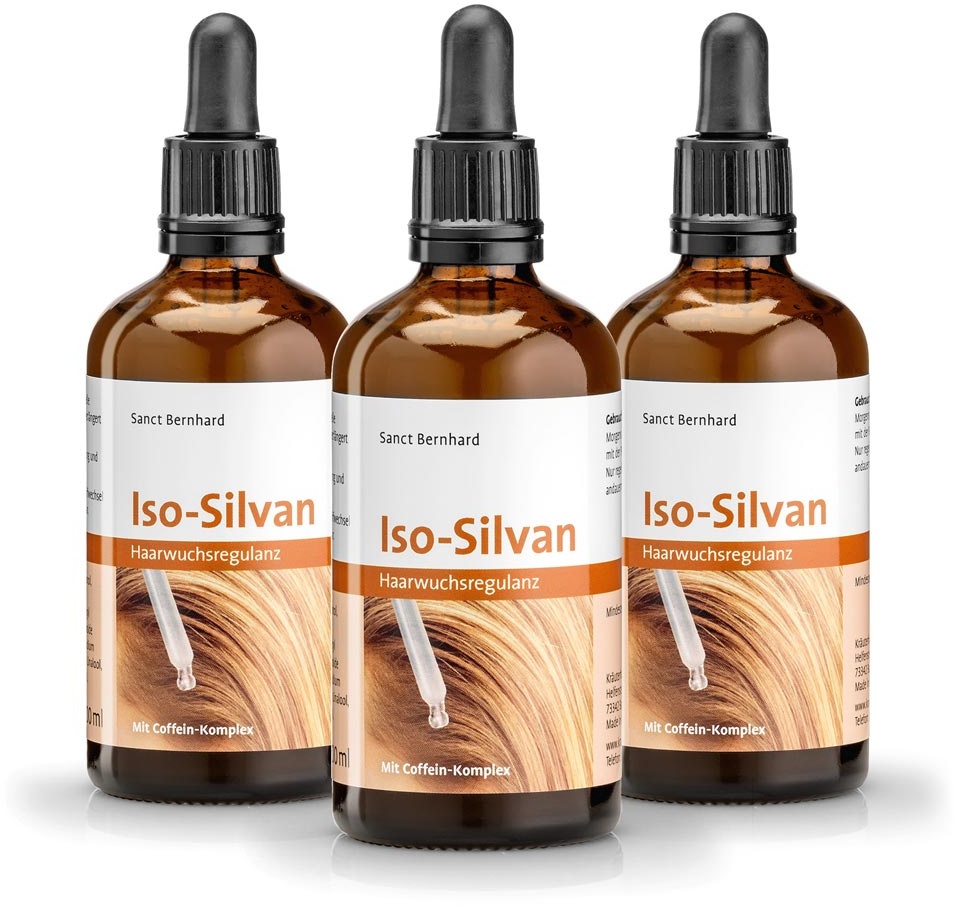 Iso-Silvan Hair Growth Regulator set of 3 - 300 ml