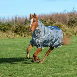 Bucas Smartex Turnout Medium Big Neck 150g - Iron Gate