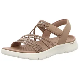 SKECHERS Go Walk Flex Sandal Emma Damen Tan 37