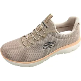 SKECHERS Summits Damen Slip-On Sneaker Beige/Taupe 42