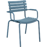 HOUE ReCLIPS Stuhl mit Armlehne Aluminiumgestell Sky blue