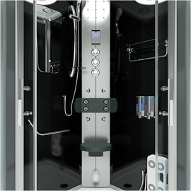 SeniorBad Dampfdusche Duschtempel Sauna Dusche Duschkabine D46-03T3 80x80cm ohne 2K Scheiben Versiegelung