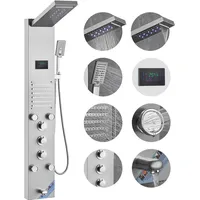 Vevor Duschpaneelsystem, 6 Duschmodi, LED- und Bildschirm-Wasserkraft-Duschpaneelturm, Regenfall, Wasserfall,