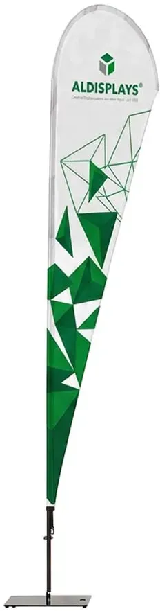 BeachFlag Tropfen Dropflag einseitig Grösse XL