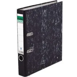 Elba rado Wolkenmarmor DIN A4 50 mm Schwarz 1 St.