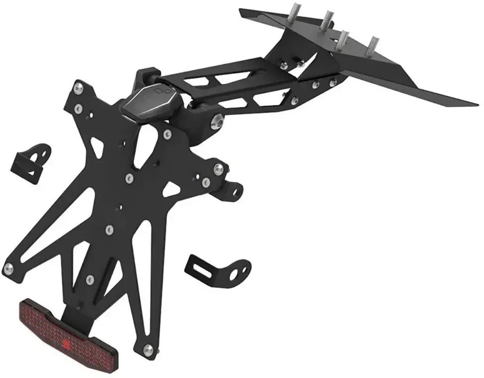 Lightech Ktarkt105 A2 Kennzeichenhalter Mit Licht - Black - One Size