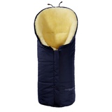 Hofbrucker Kinderwagen Lammfell-Fußsack Eskimo Made in Germany-Navy-Blau | Einheitsgröße