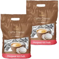 Tchibo Caffè Crema vollmundig Kaffeepads, 200 Stück