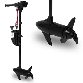 Eberth Außenborder 12 V 50 lbs Schwarz