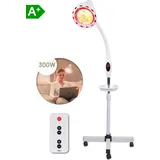 LIROMA® 300W Infrarotlampe mit Fernbedienung – Rotlichtlampe & Wärmelampe zur Schmerzlinderung – Infrarotlampe für Fibromyalgie & Therapie -...