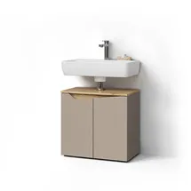 livinity Waschbeckenunterschrank Timavo 60 x 57,5 cm Greige