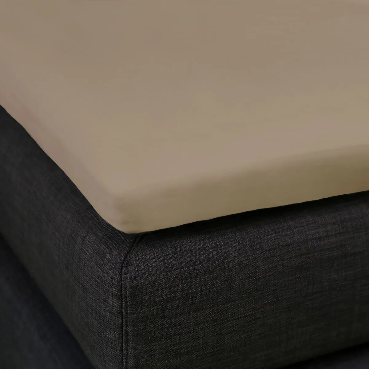 Formesse Bella Donna Topper Spannbetttuch La Piccola 180x200 cm | perlgrau - grau