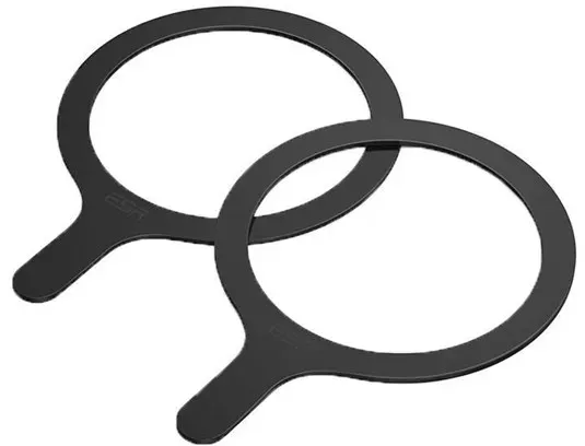 Adapter for Magsafe HaloLock Ring 360 for smartphone 2pcs. (black)