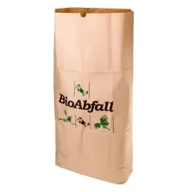 Natura BioMat BIOMAT® Einstecksäcke aus Kraftpapier 120 Liter PSE-120-ZF , 1 Bündel = 25 Stk.)