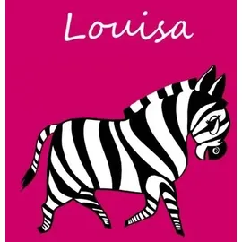 CreateSpace Malbuch Louisa 1 St. DIN A4 blanko Zebra