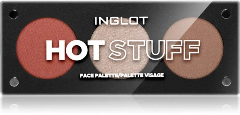 Inglot Face Palette Aufheller, Bronzer und Rouge Farbton HOT STUFF 7.2 g