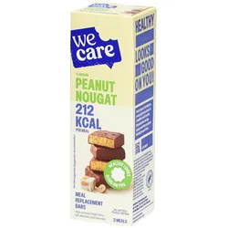 WE Care Nougat-Erdnuss-Riegel