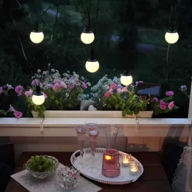 Star Trading LED Lichterkette Solar 5 m Weiß